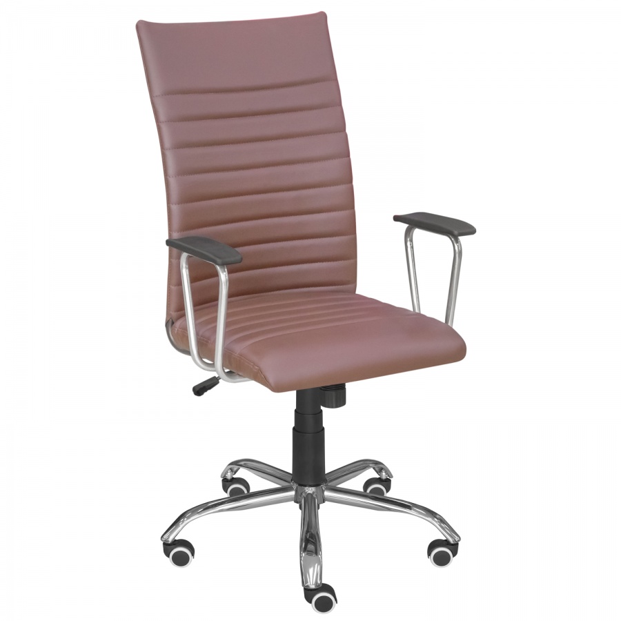 Кресло Слим (мет.каркас) кзам АОД подл.№8 м/п,пл.накл.АС-47,крест.хром, кол JL