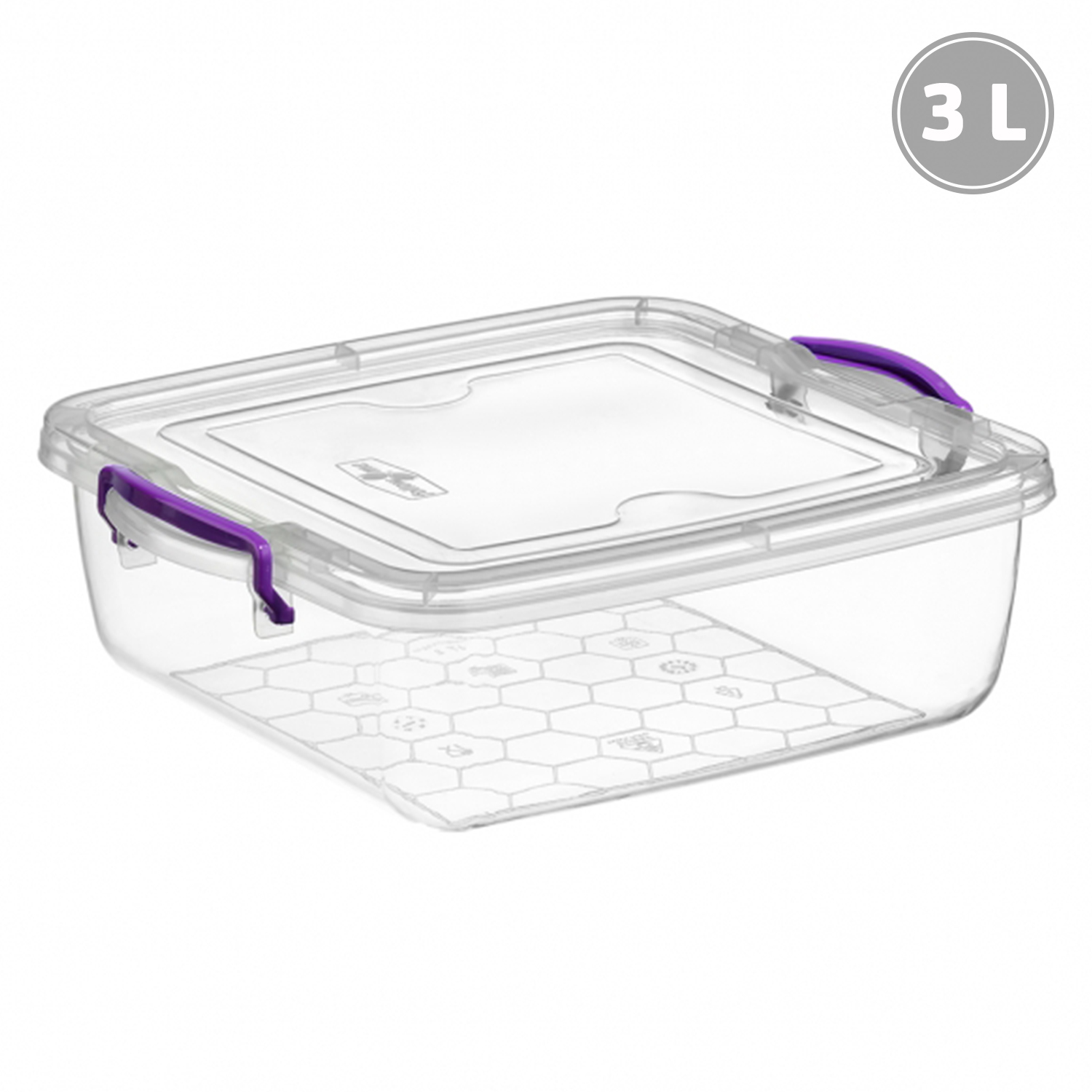 Контейнер с крышкой 3л мод 1143 04 (Турция)