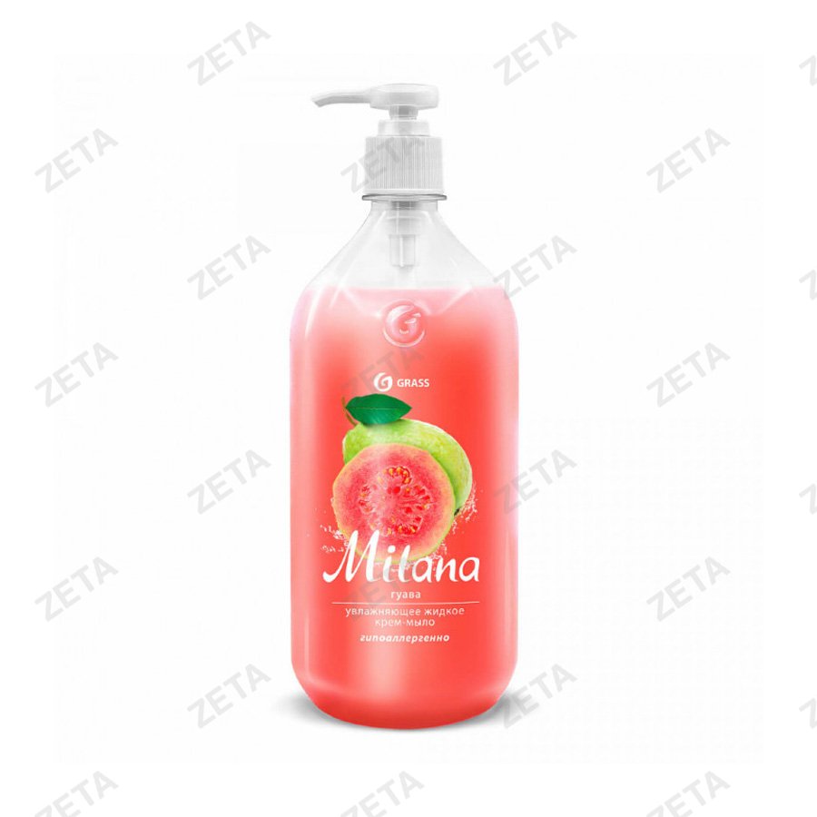 Крем-мыло жидкое "Milana" 1 л. с дозатором