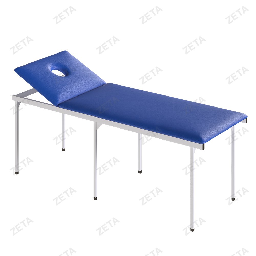 Кушетка с регулируемым подголовником, 6 ножек (с вырезом) - изображение 1