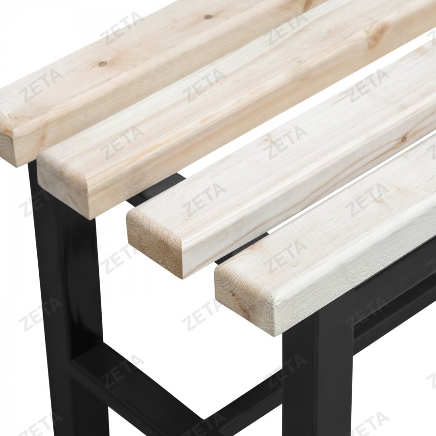 Скамья уличная, без спинки (4 бруса) классическая