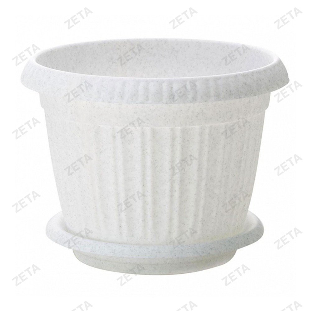 Горшок для цветов диаметром 420 мм., 24,6 л. с поддоном "Basil" - изображение 1