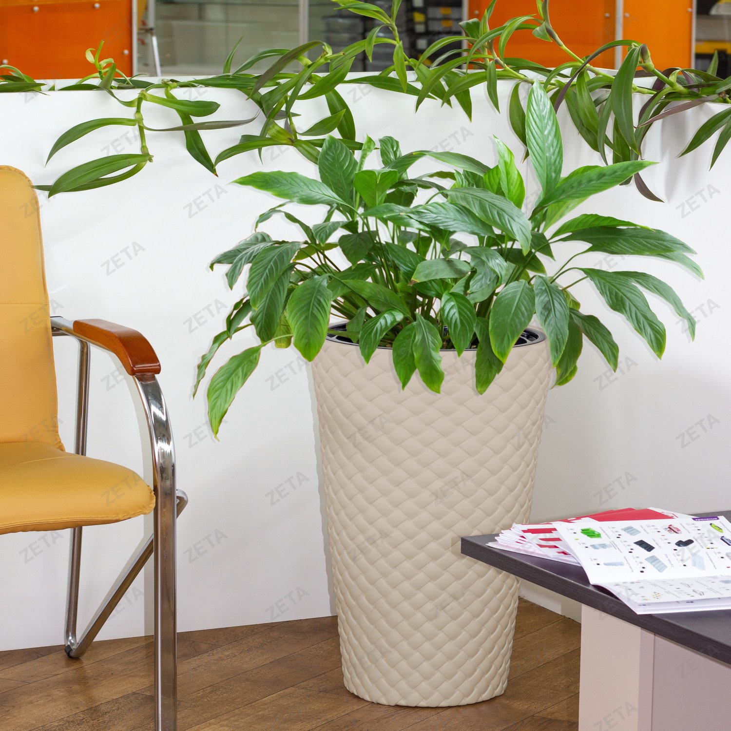 Кашпо 9/42 л. со вставкой "Ротанг" М 3407