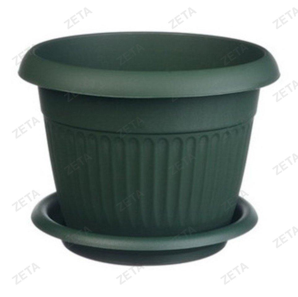 Кашпо 26 л. 420 мм. с поддоном "Ливия" №М 3028 - изображение 1