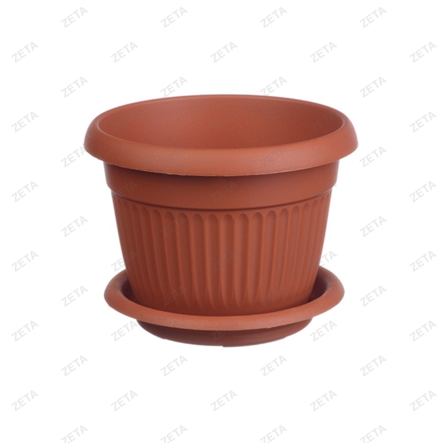 Кашпо 600 мл. с поддоном "Ливия" М 3009