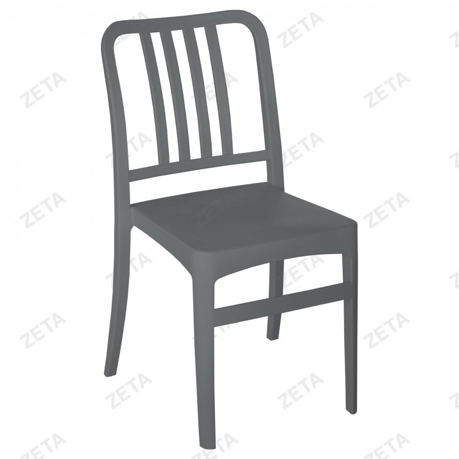 Стул пластиковый "Джеф" (серый)