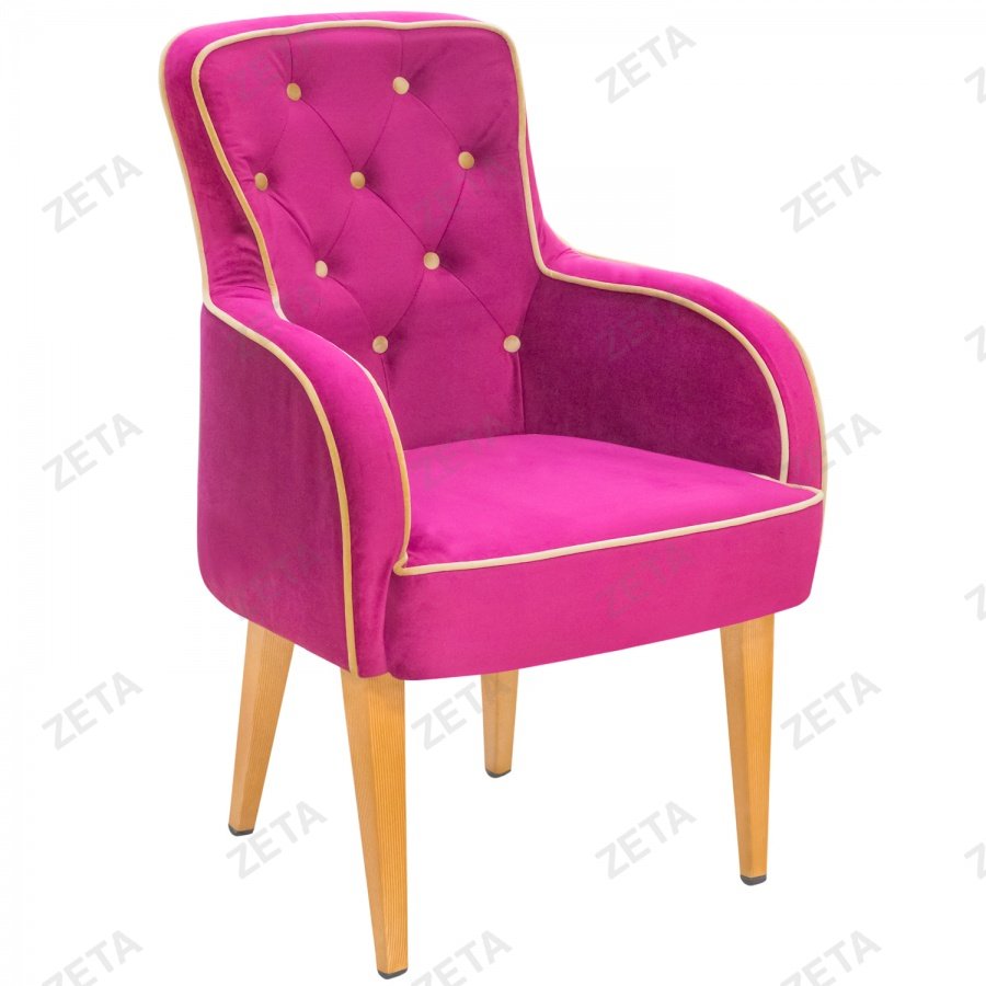 Кресло "Фрида" (металлические ножки текстуры дерева)