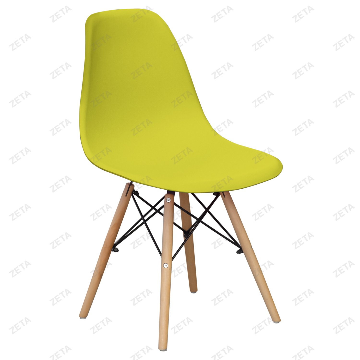 Стул пластиковый "C06" (жёлтый)