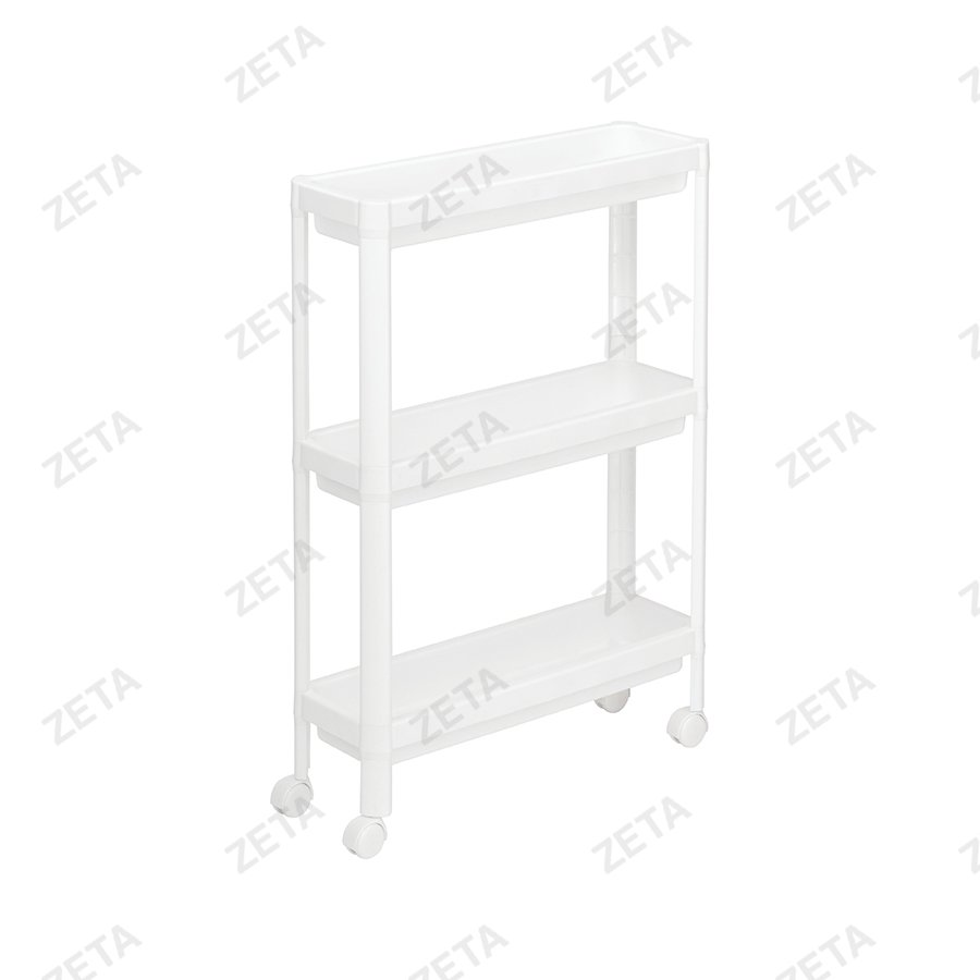 Этажерка узкая на колесах 3 секции - изображение 1