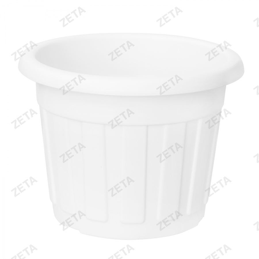 Горшок для цветов, белый "М" (d190)