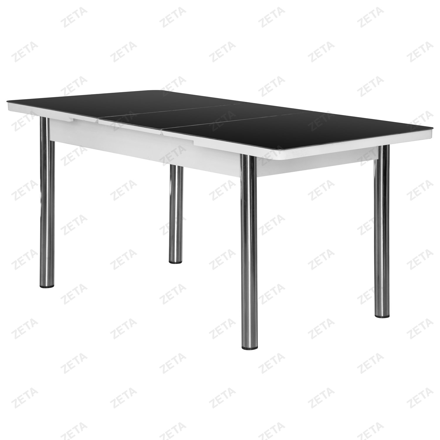 Столовый комплект №624: стол + 6 стульев (чёрный) (Турция)