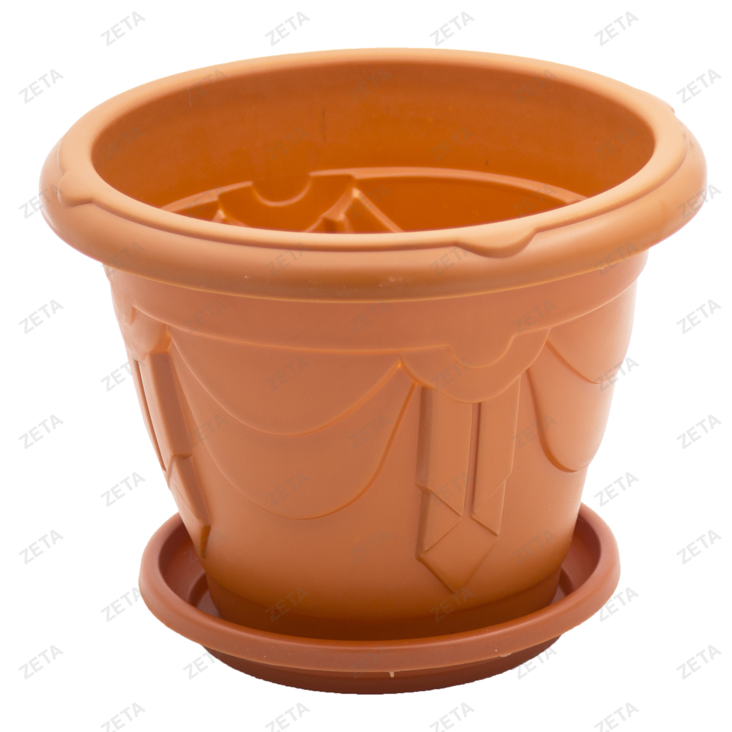 Горшок пластиковый для цветов 4,5 л. 20х21 см. - изображение 1