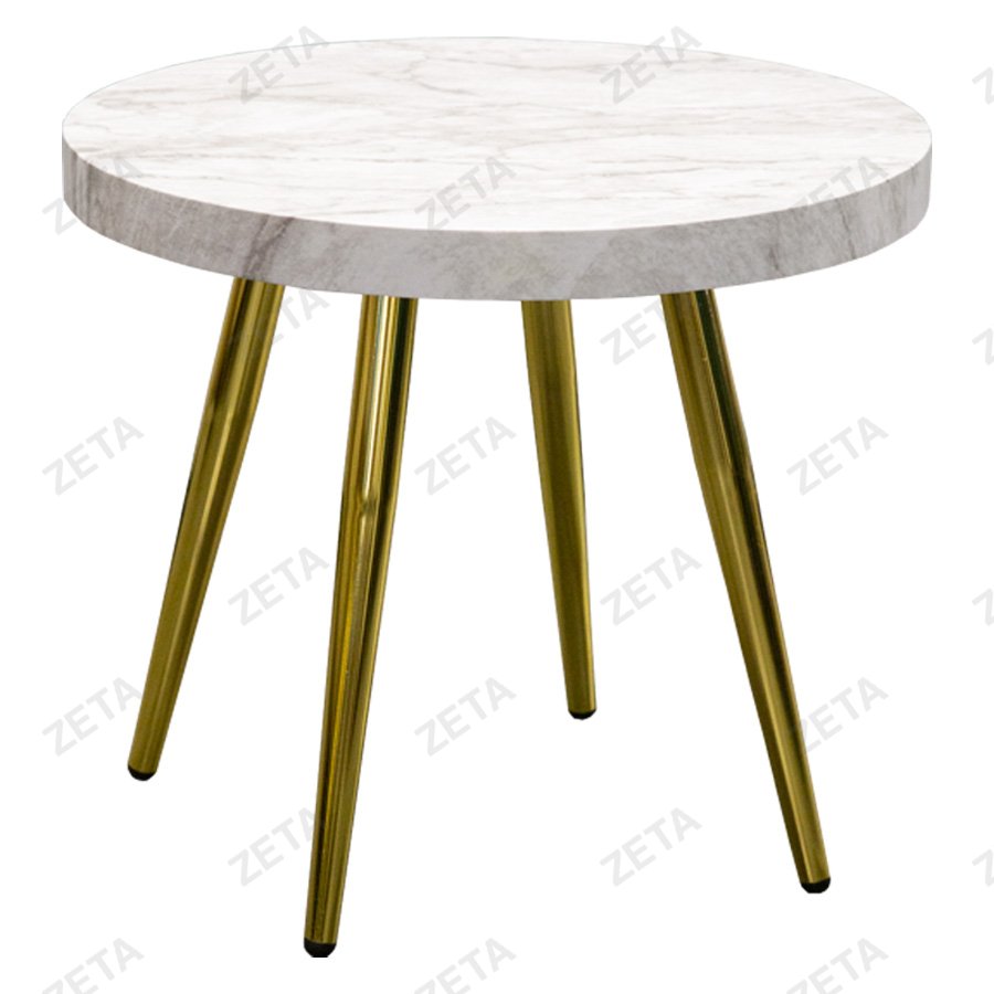 Стол журнальный "Джино" (диаметр 500 мм, толщина 40 мм, ножки DS-A 1401)