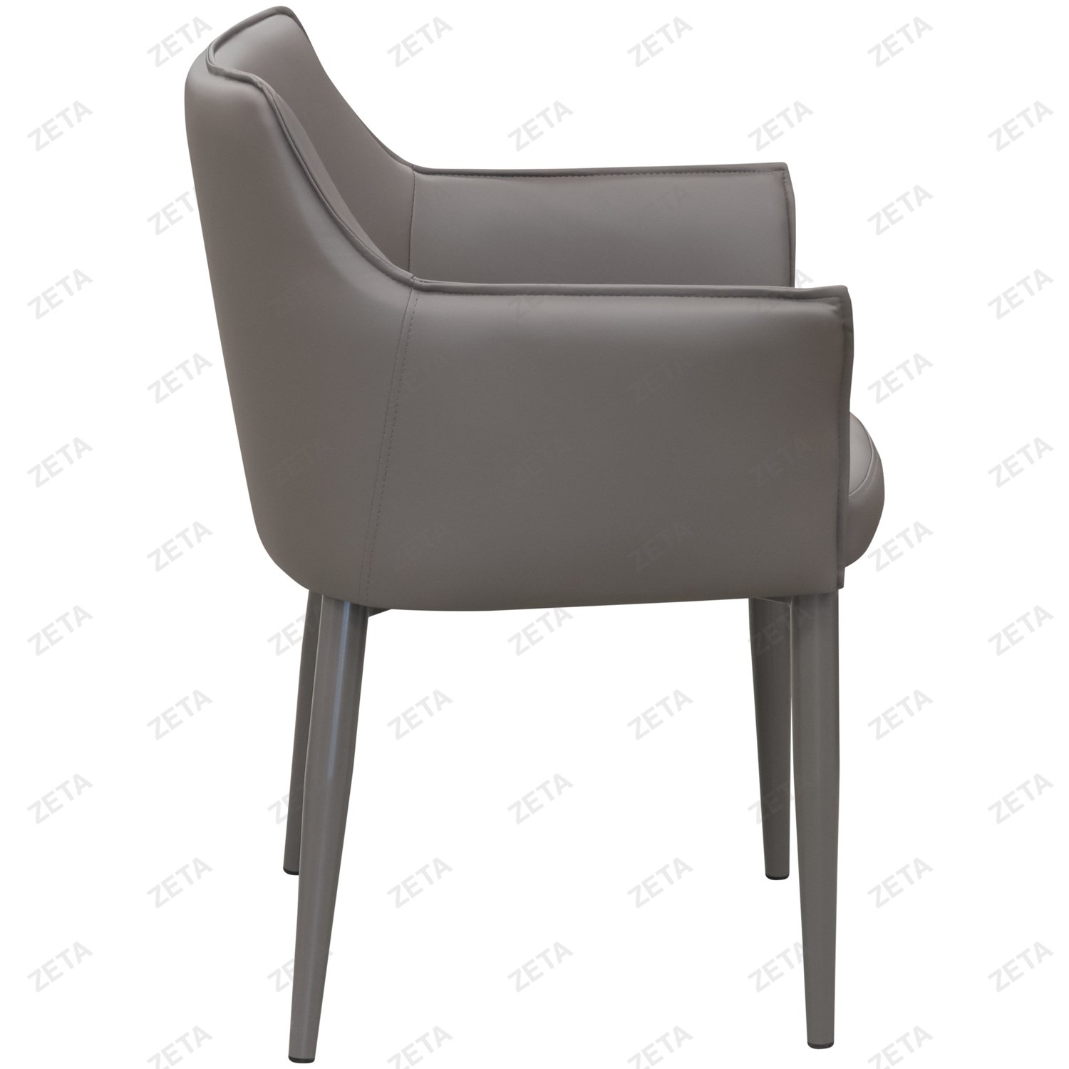 Стул DC-550 кожзам (серо-бежевый) (ВИ)