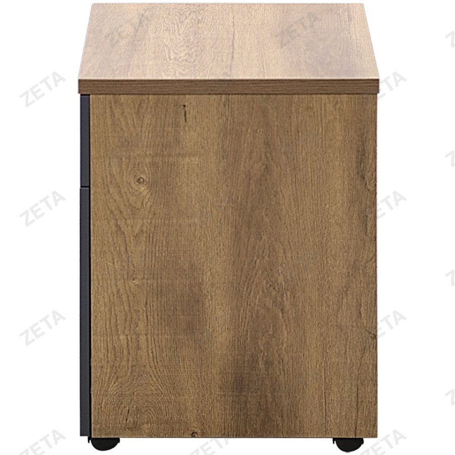 Тумба OZ9134000000ST (коричневый дуб/темно-серый) (ВИ)