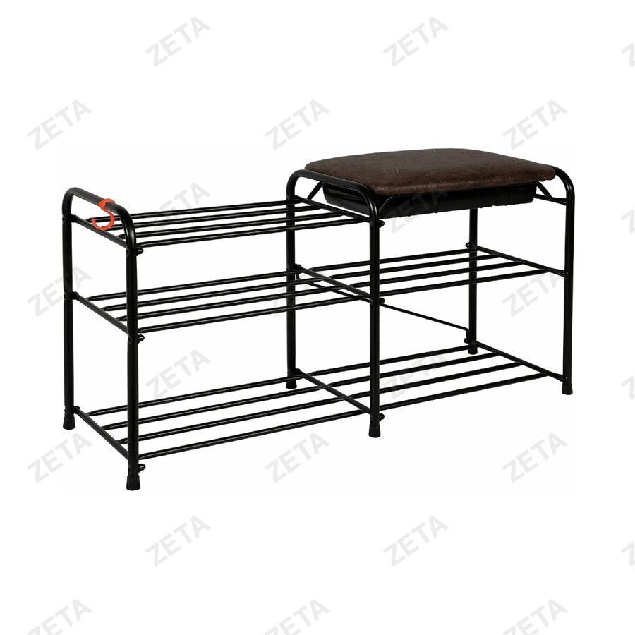 Подставка для обуви "Альфа 33" с сиденьем и с ящиком