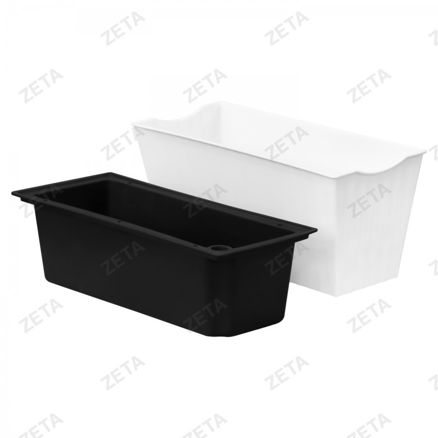 Кашпо для цветов "Блум" (белое) (большое)