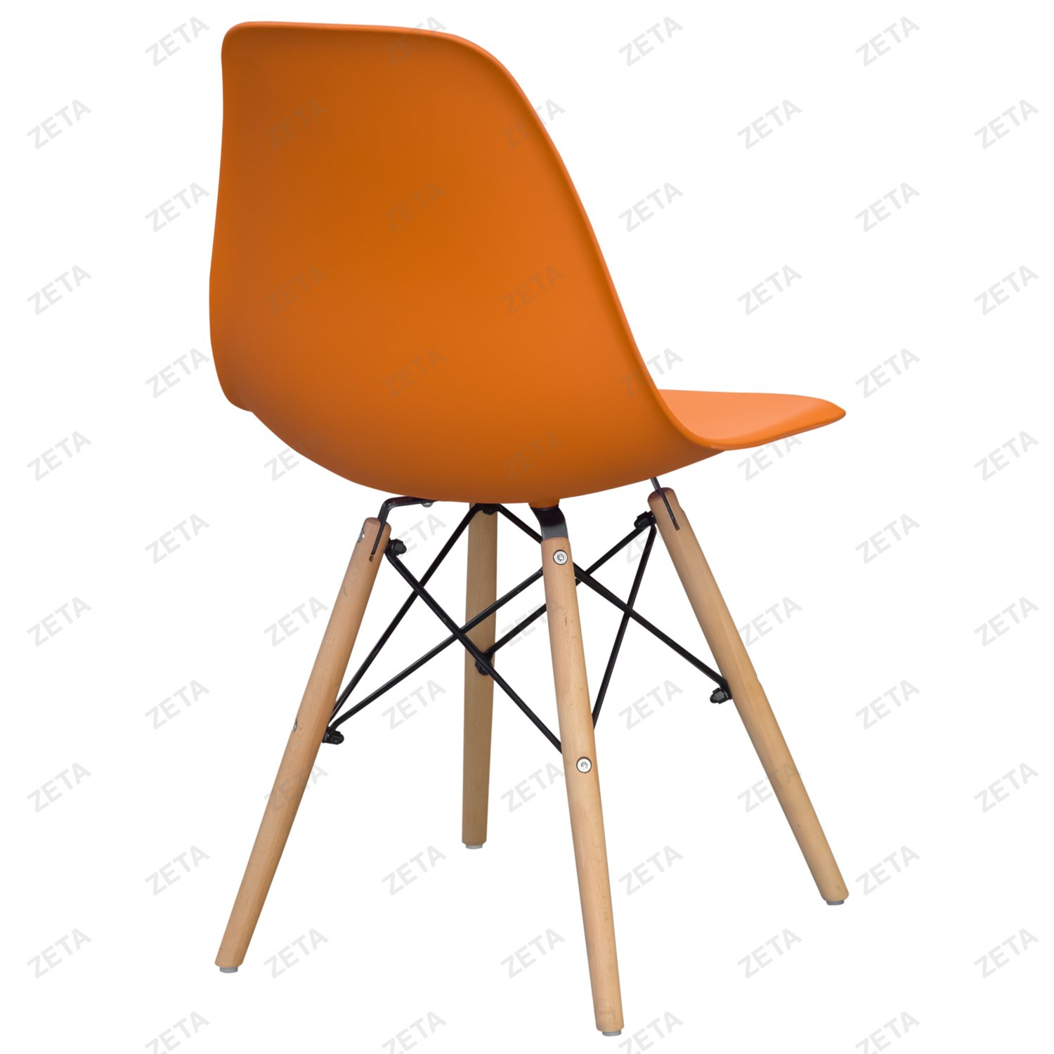 Стул пластиковый "C06" (оранжевый)