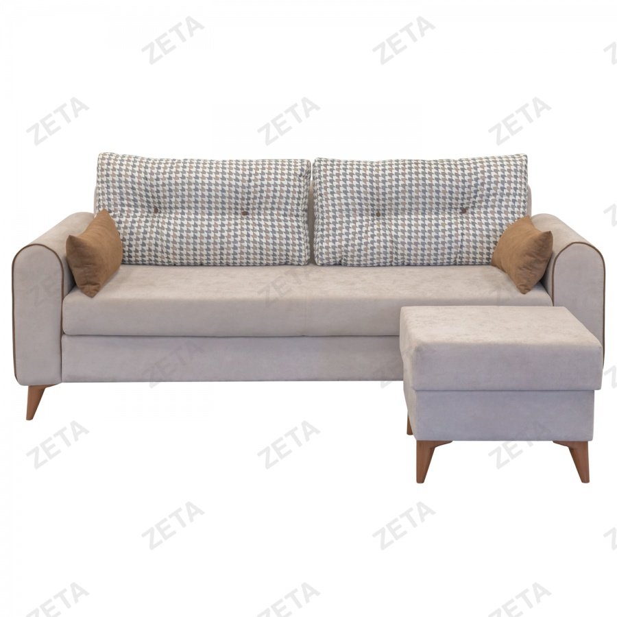 Диван "Сатира" (2200*870*840 мм.) с пуфиком