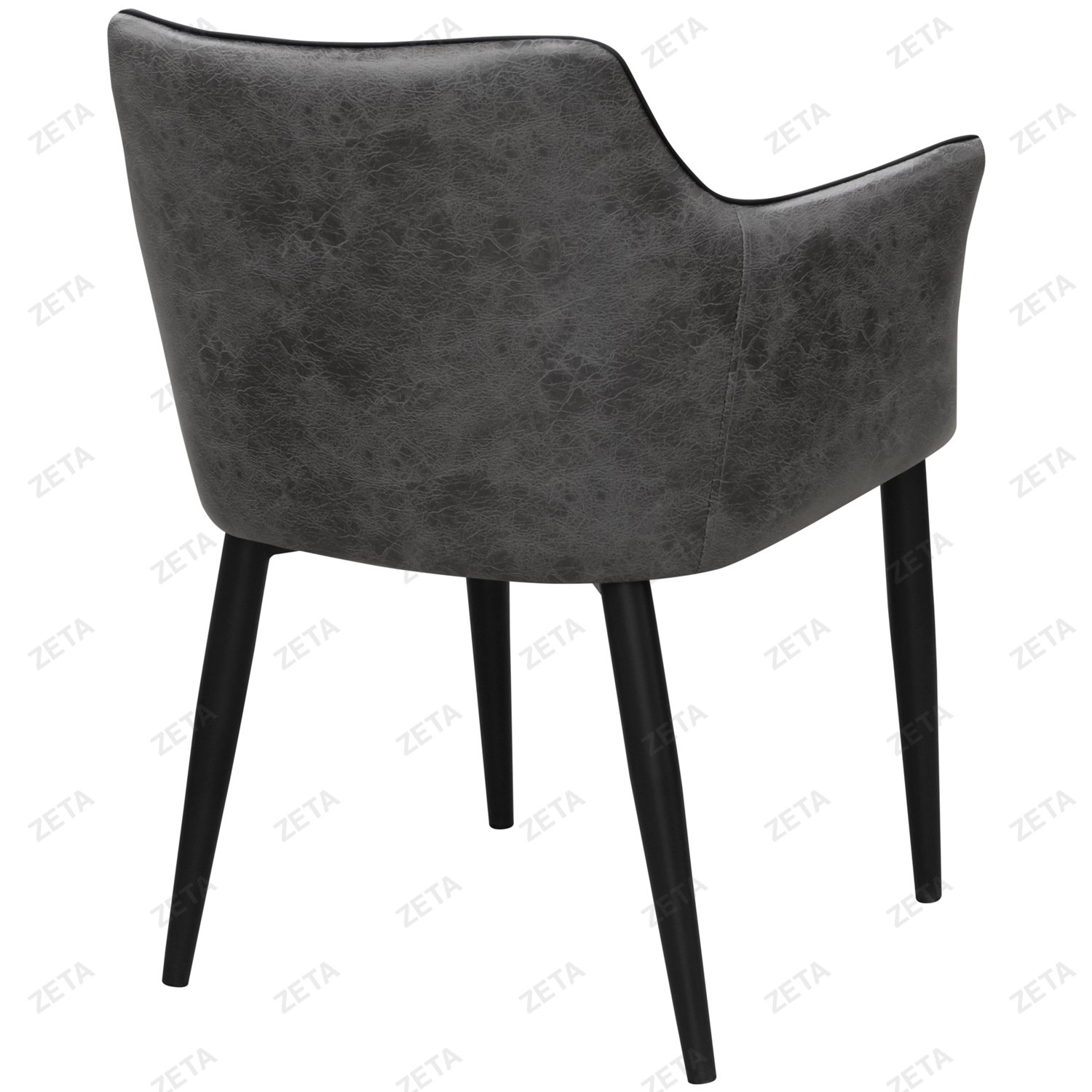 Стул DC-550 "Techno Fabric M69-1414" с черным кантом (темно-серый) (ВИ)