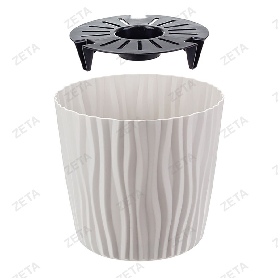 Кашпо 4 л. "Волна" с вкладышем №М 3189