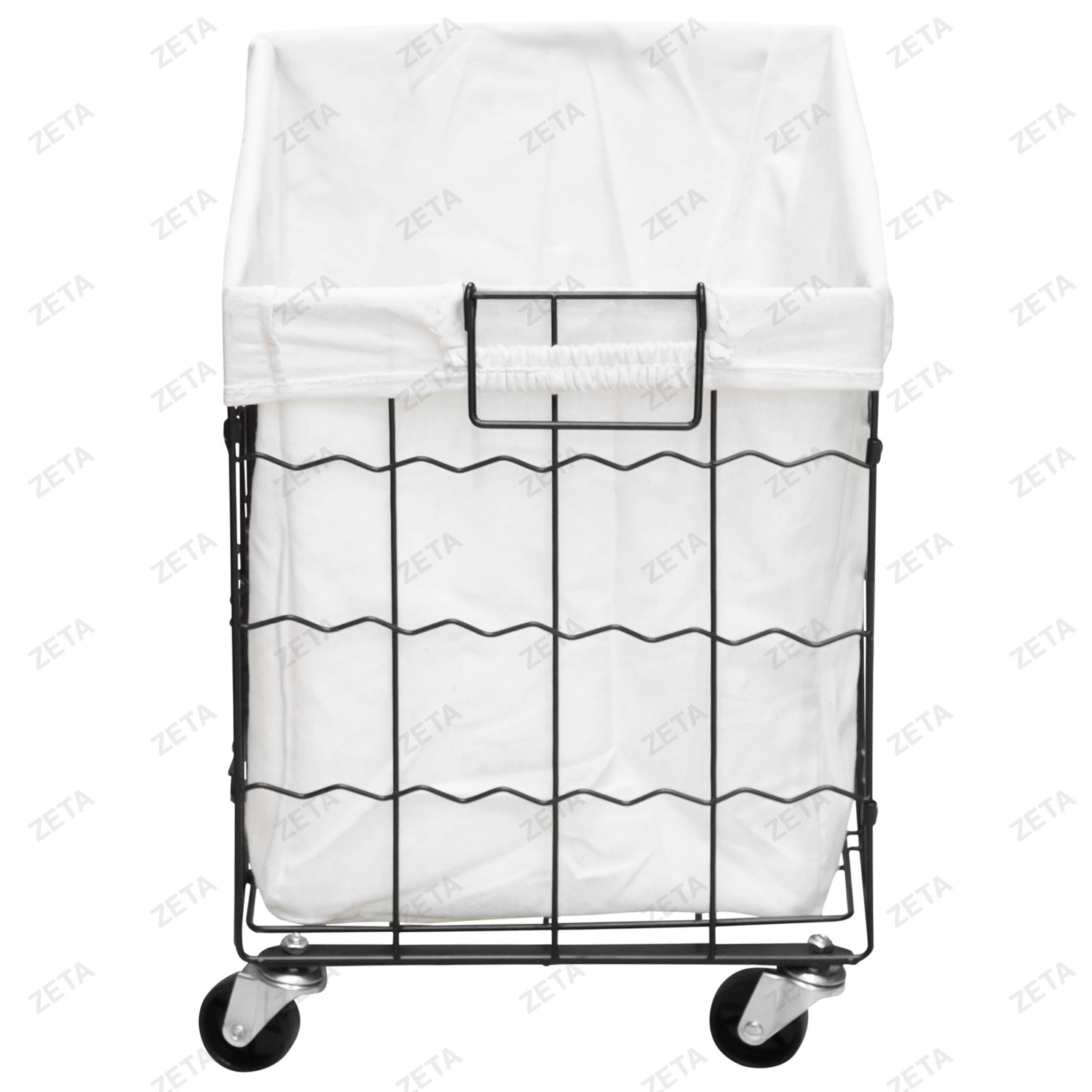 Корзина для белья на колесиках №LH21-513 (ВИ)