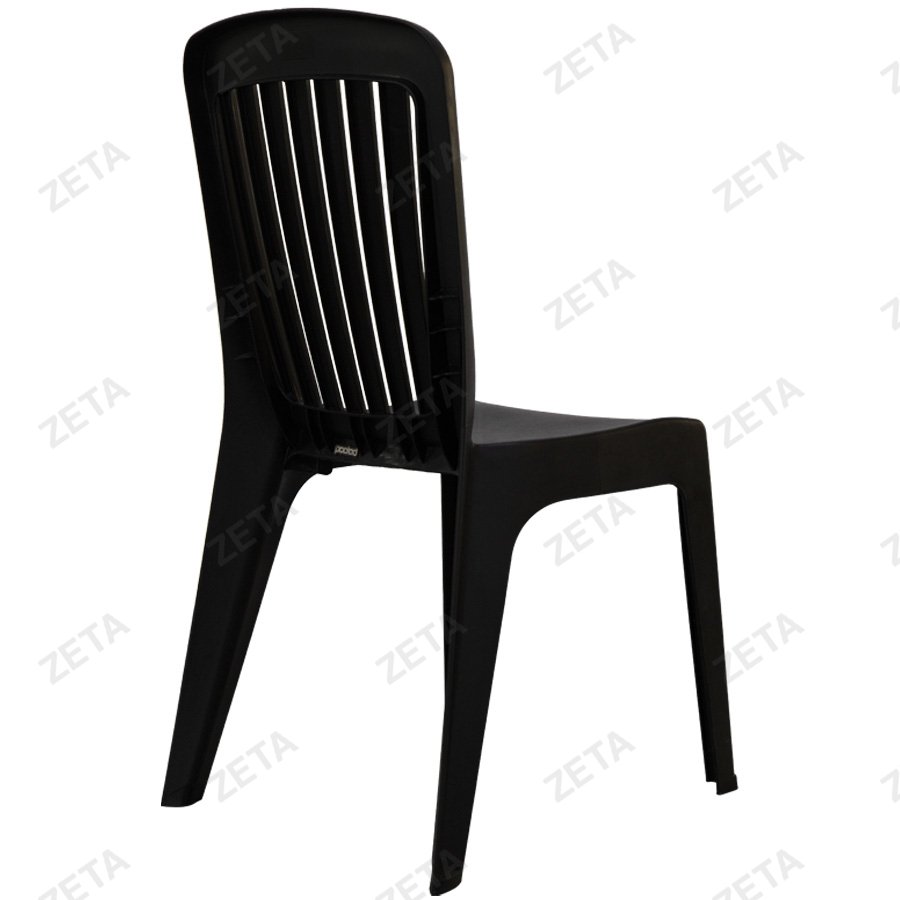Стул пластиковый "Monica" №102 (чёрный) (И-HB)