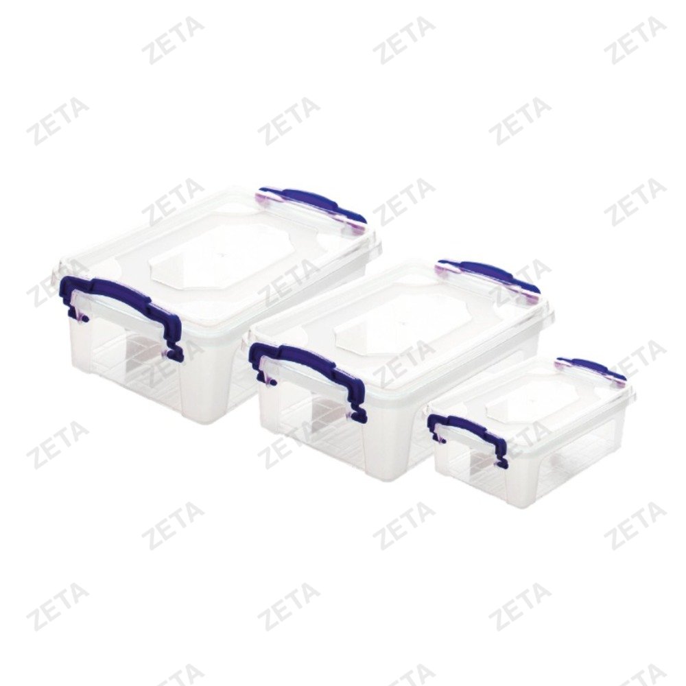 Набор контейнеров для хранения 3 шт. (1,25; 2; 3,75 л.) №94186