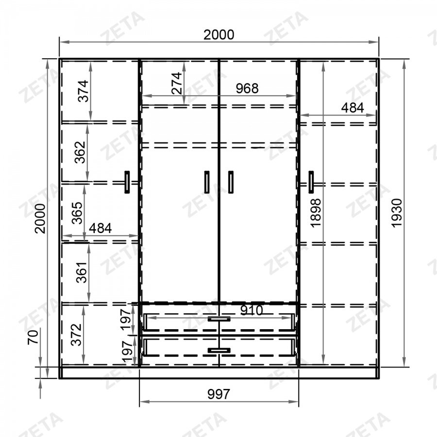 Шкаф "КУЛ ШОК-4"