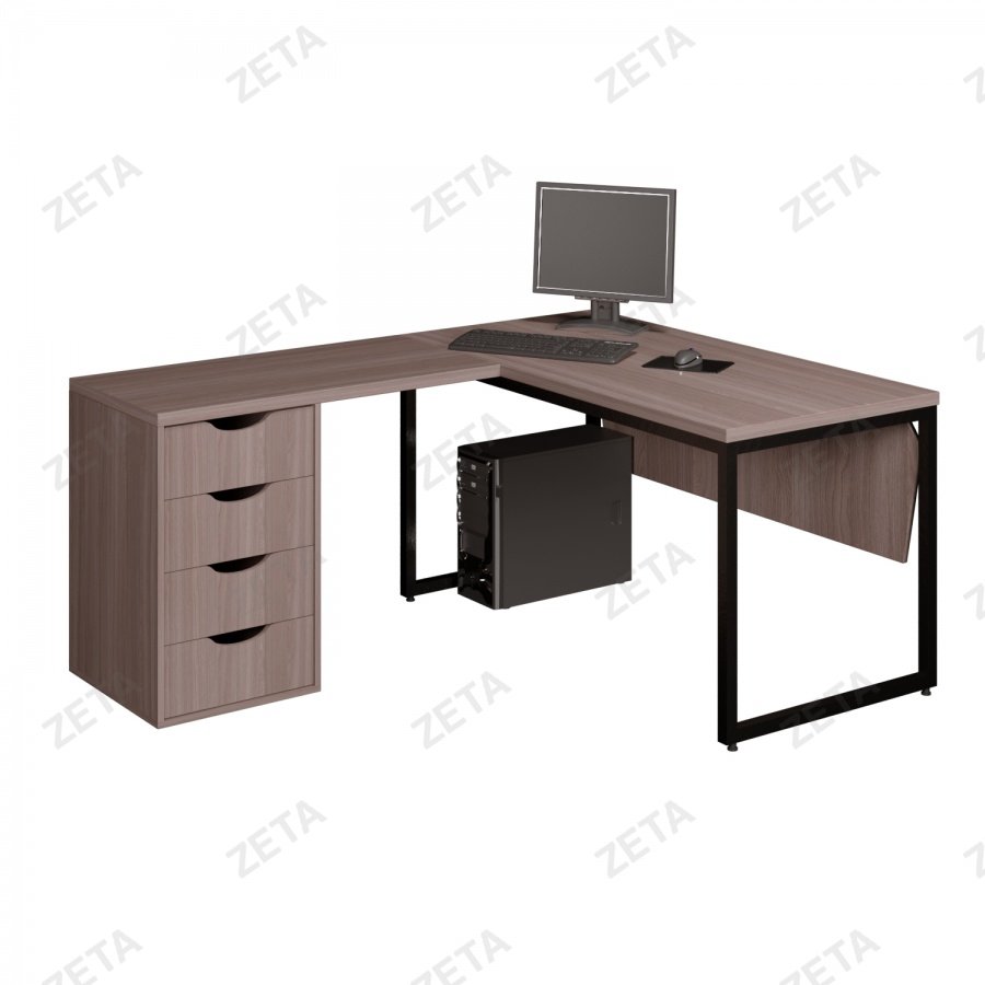 Стол с тумбой "Тейлор" (1395х708 мм.)