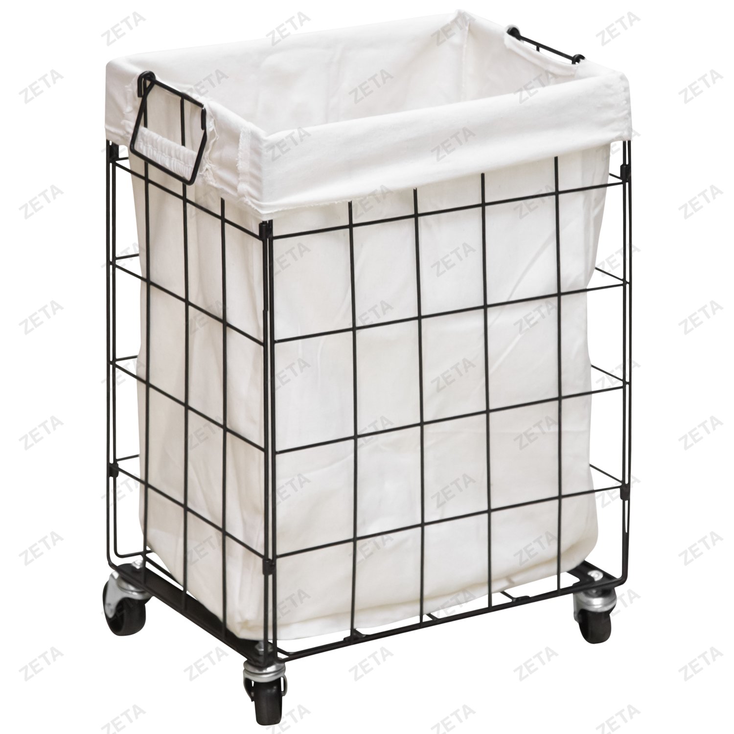 Корзина для белья на колесиках №LH21-466 (ВИ) - изображение 1