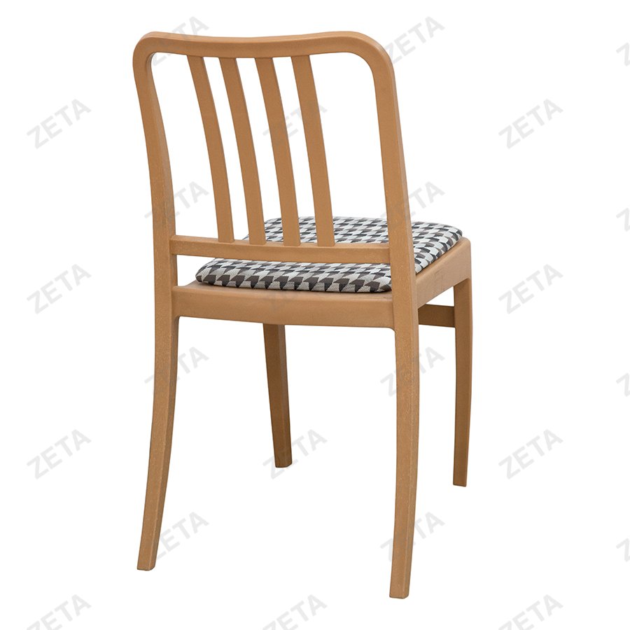 Стул пластиковый "Джеф" с мягким элементом (цветной)