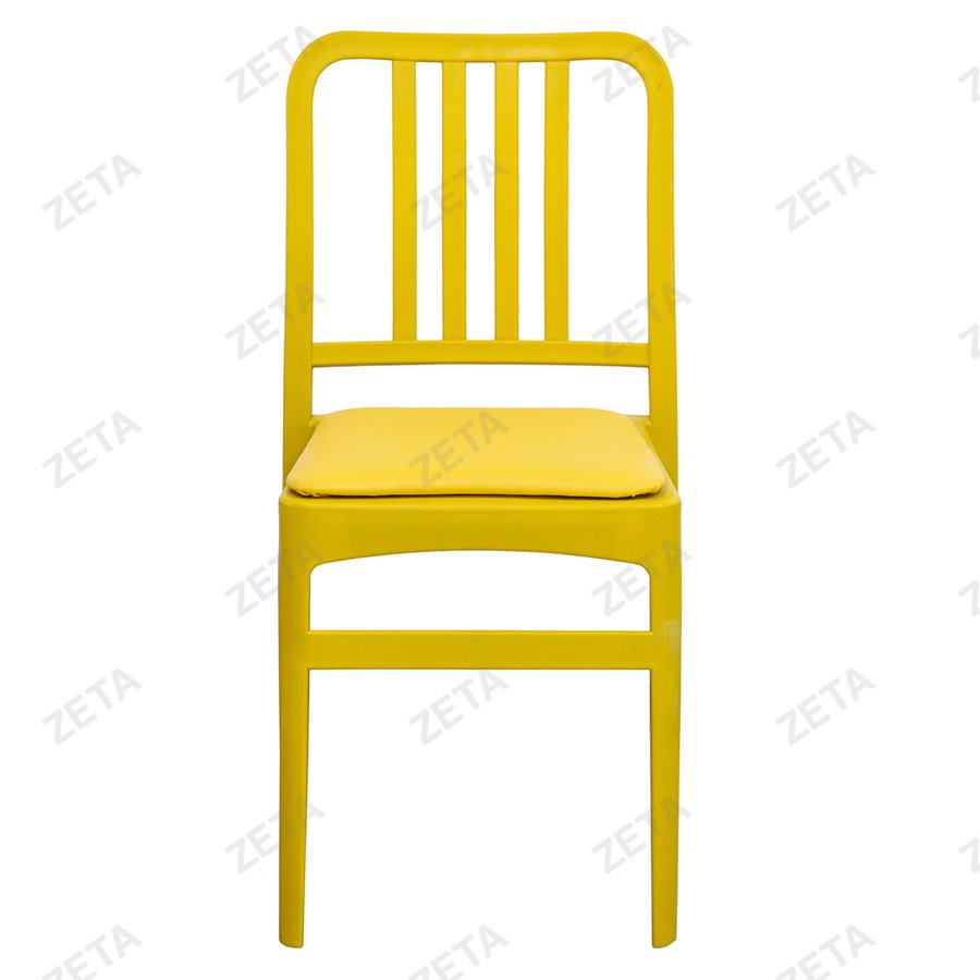 Стул пластиковый "Джеф" с мягким элементом (цветной)