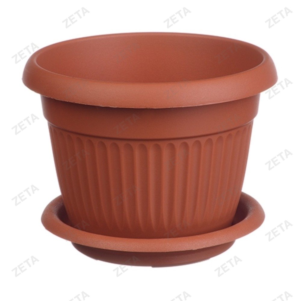 Кашпо 26 л. 420 мм. с поддоном "Ливия" №М 3028