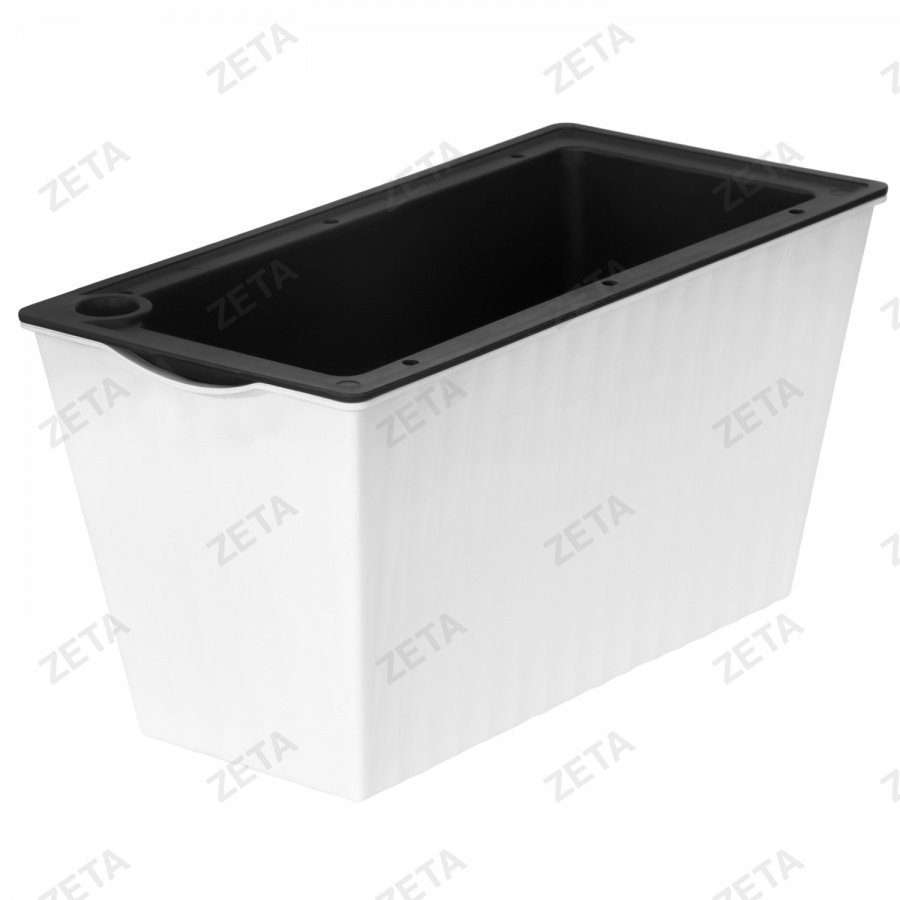 Кашпо для цветов "Блум" белое (малое)