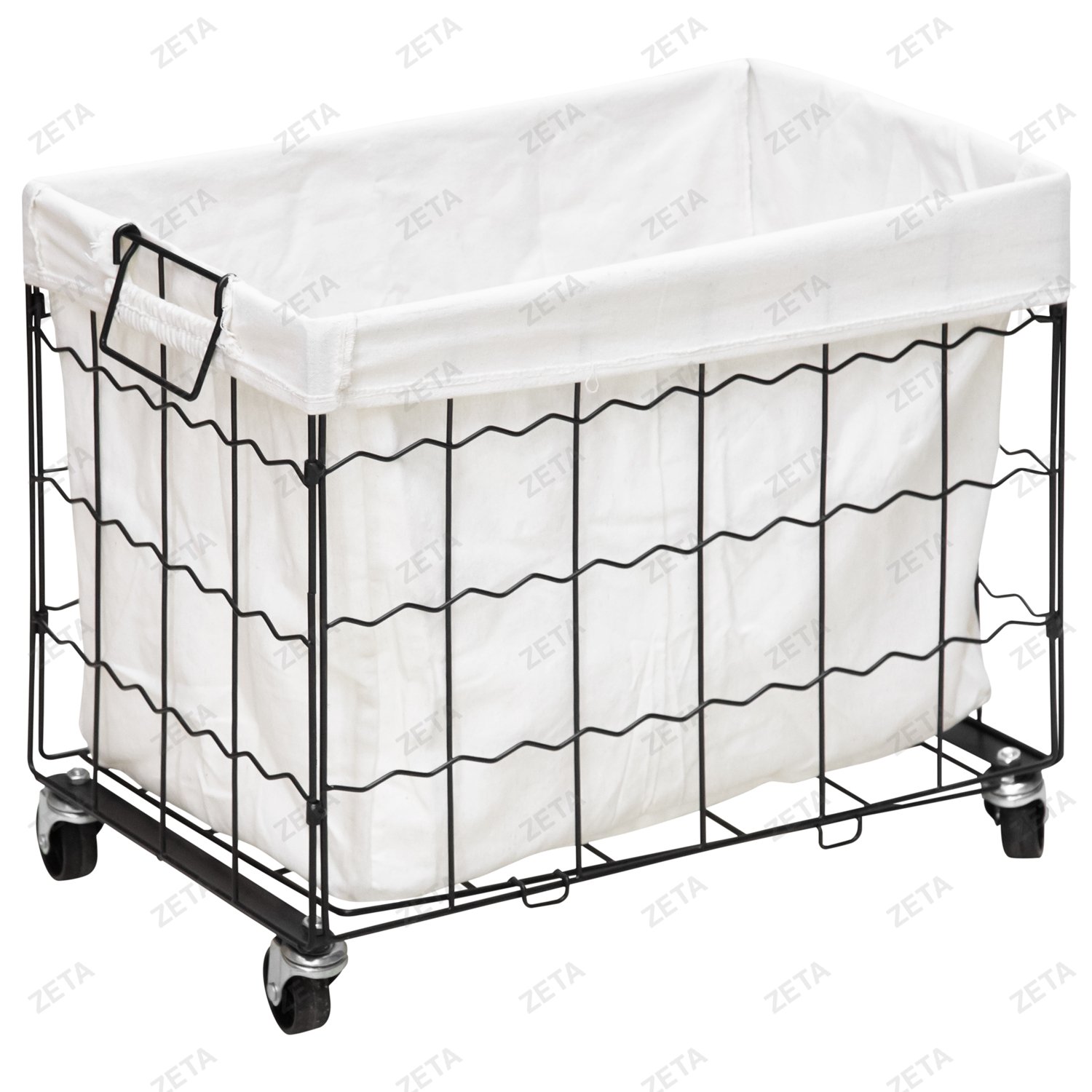 Корзина для белья на колесиках №LH21-513 (ВИ)