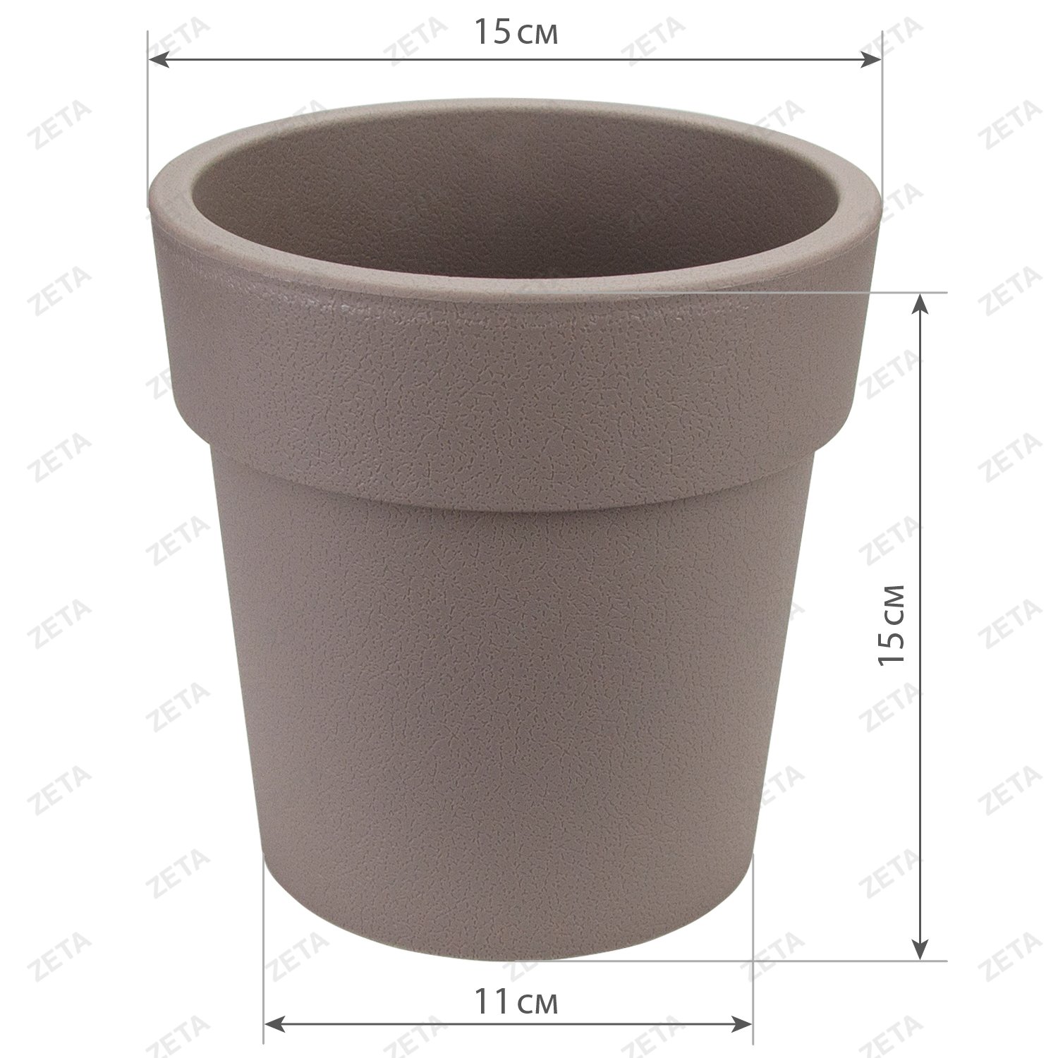 Кашпо 1,1 л. 150 мм. "Тубус" №М 3164