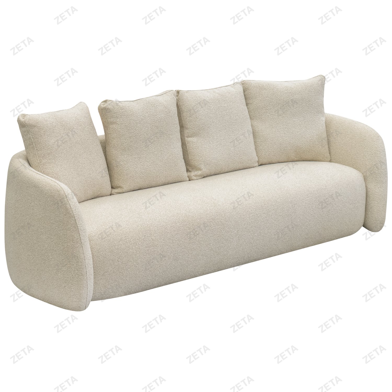 Диван №2409-3S (Cloud-119) (ВИ) - изображение 1