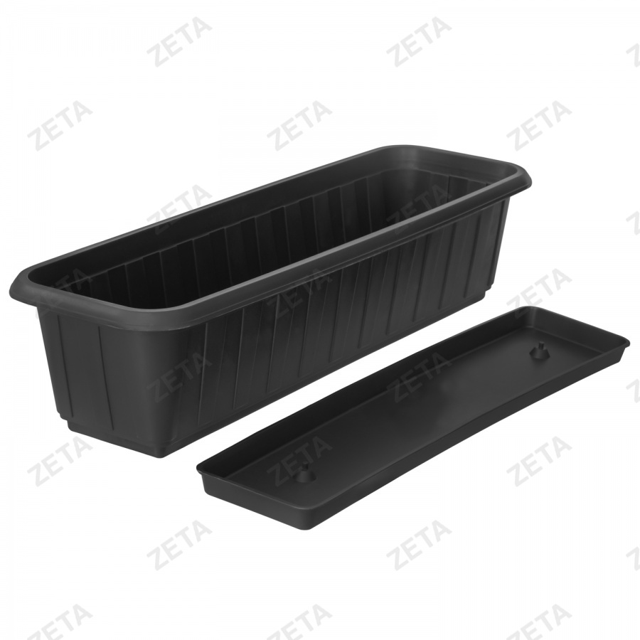 Горшок прямоугольный, с поддоном "Б" (63 см)