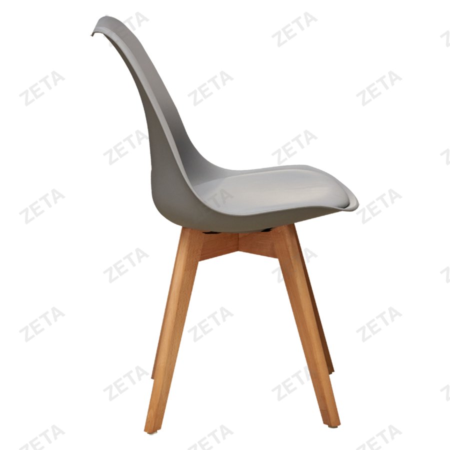 Стул пластиковый №C05 (серый) (ВИ)