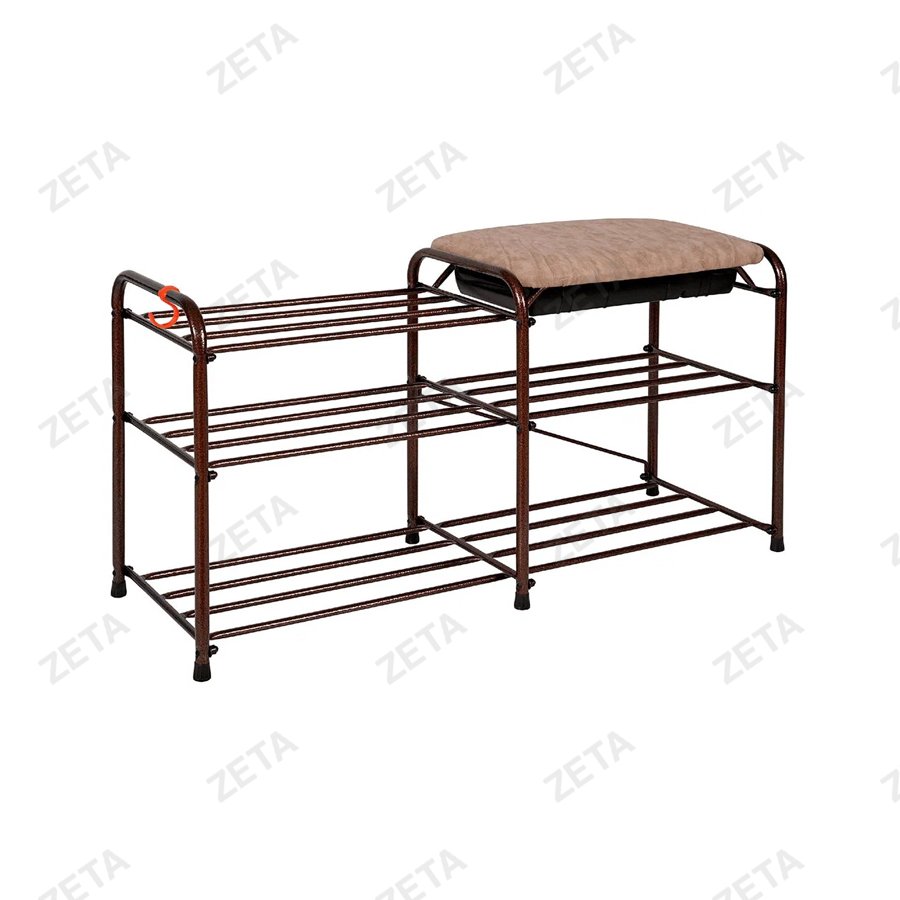 Подставка для обуви "Альфа 33" с сиденьем и с ящиком