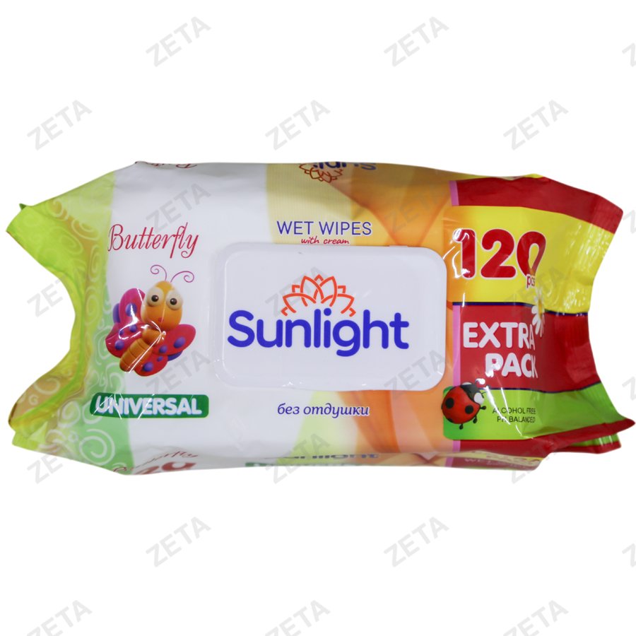 Салфетки влажные Sunlight 120 шт (R-Уз)