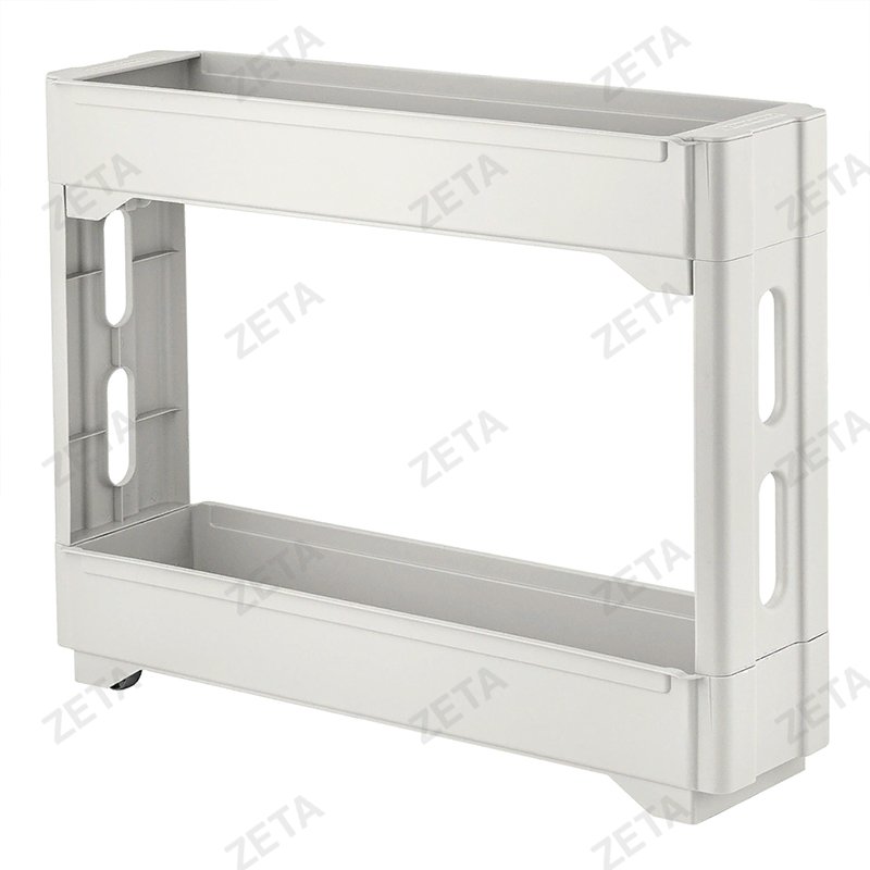 Этажерка Keeplex Regular на колесиках, 53,7*13,3*45 см, двухсекционная, узкая