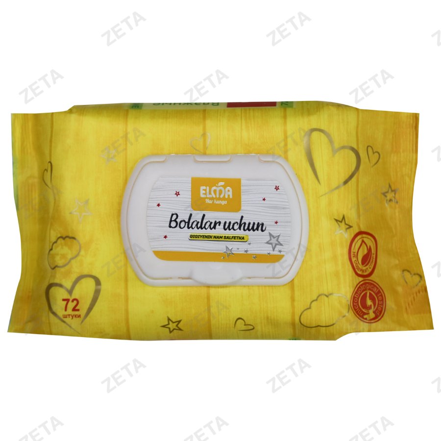 Cалфетки влажные Mini 72 шт. №504 Elma (Узб)