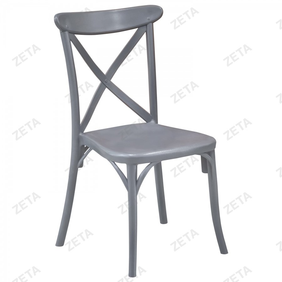 Стул пластиковый "Кантри" (серый) - изображение 1
