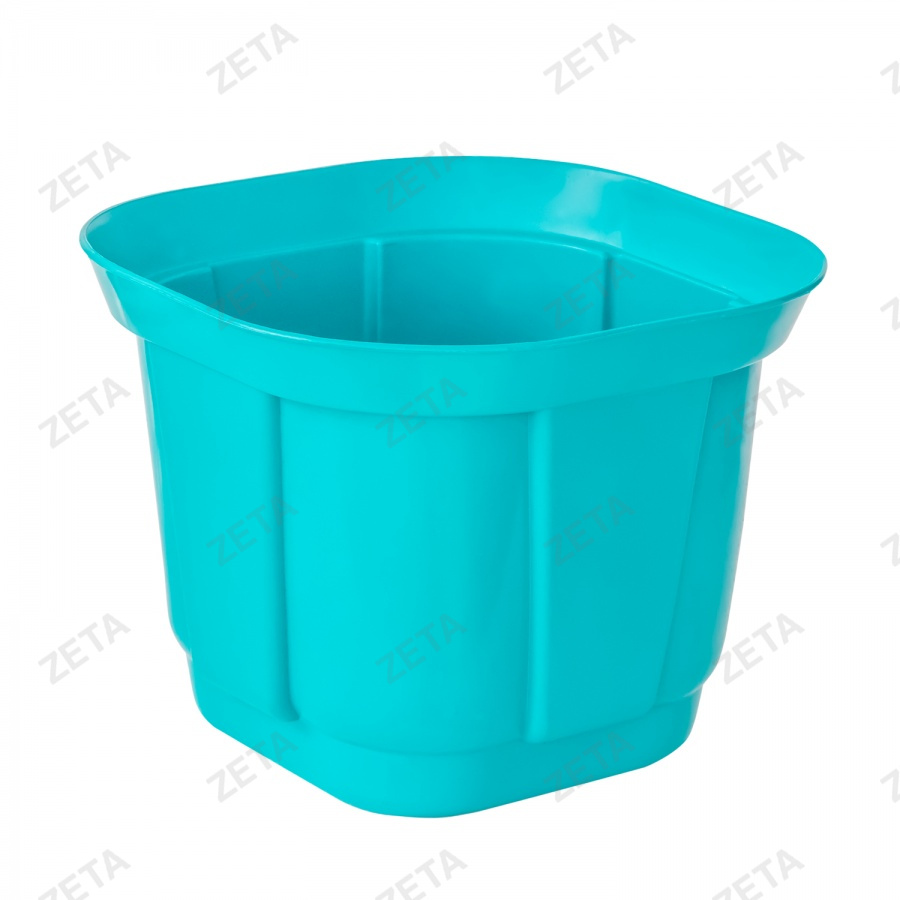 Горшок квадратный, цветной "Б" (29 см)