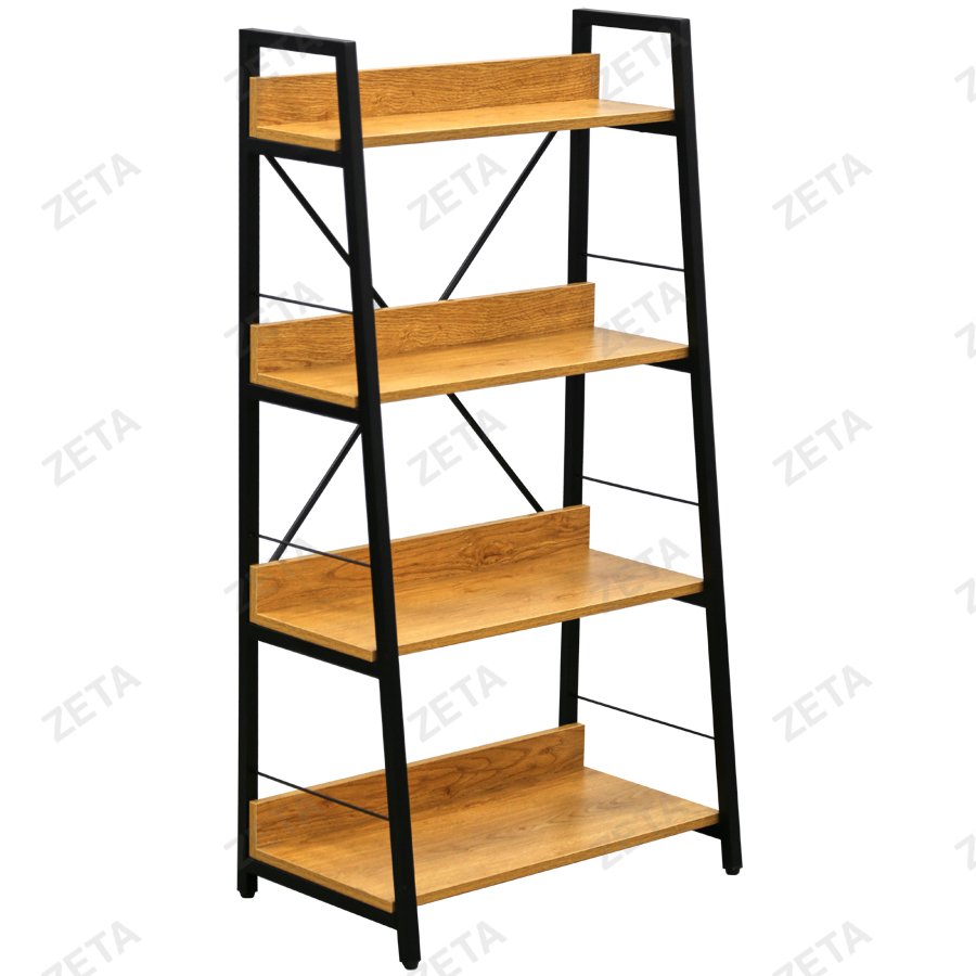 Стеллаж WB-30 (натуральный/черный) (ВИ) - изображение 1