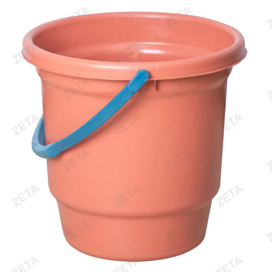 Ведро пластиковое, цветное (12 л.) - изображение 1