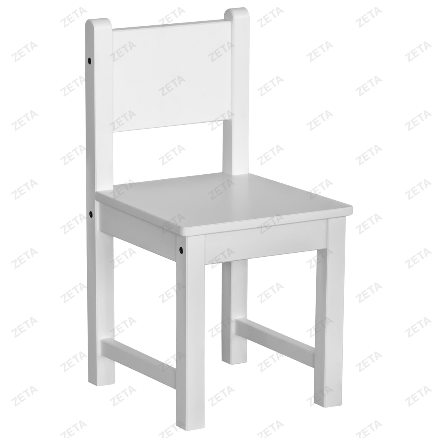 Стул детский "Rectangle Back К" (белый) от производителей IKEA (ВИ)