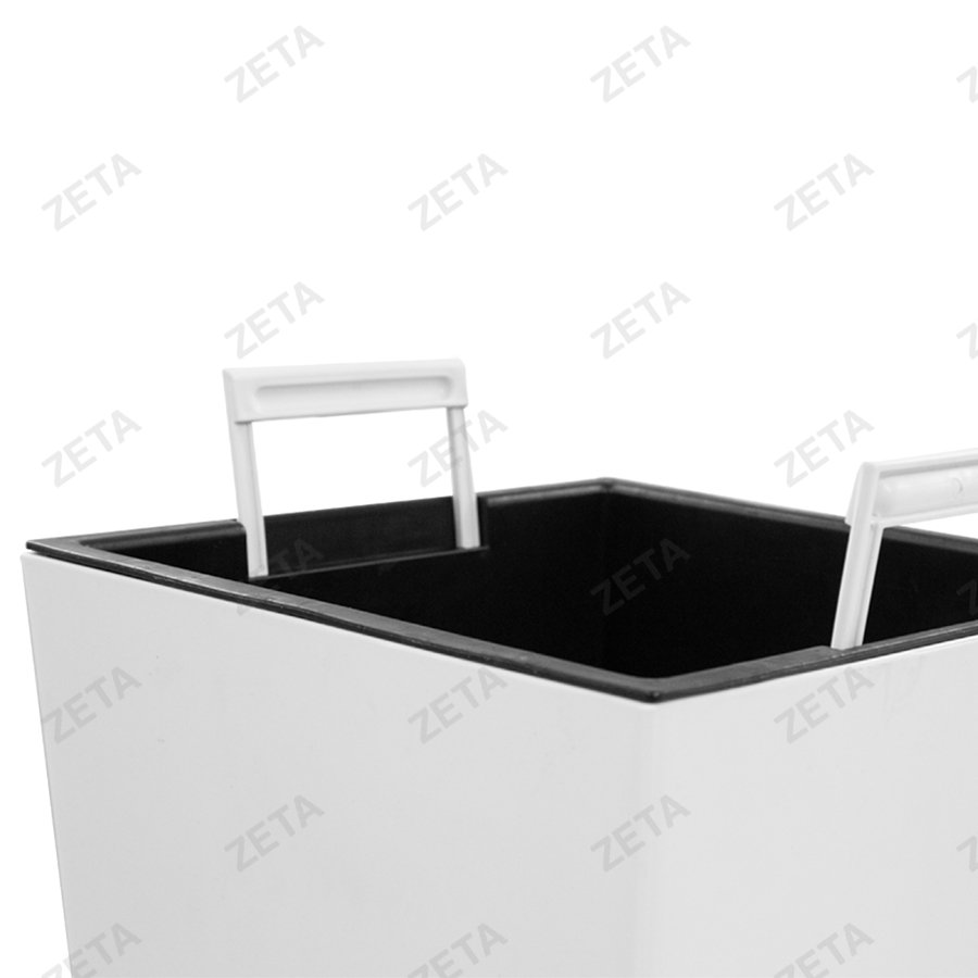 Кашпо для цветов (с внутренним горшком) (Большой) белое